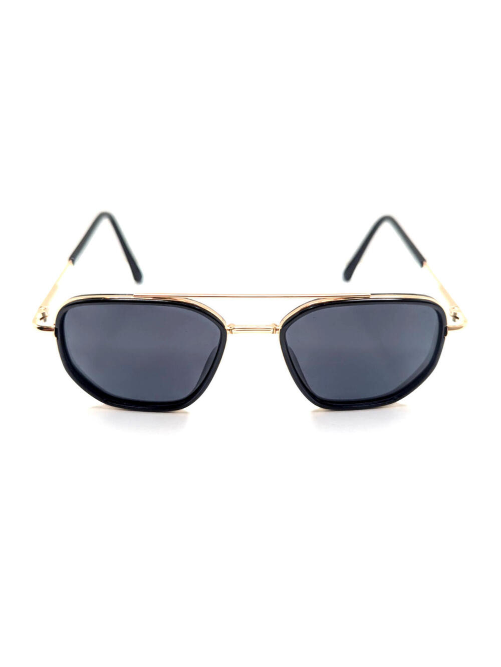 TR6002 Dark Gray Polarized Lens Black Aviator Frame Women’s Sunglasses 56-16-138
